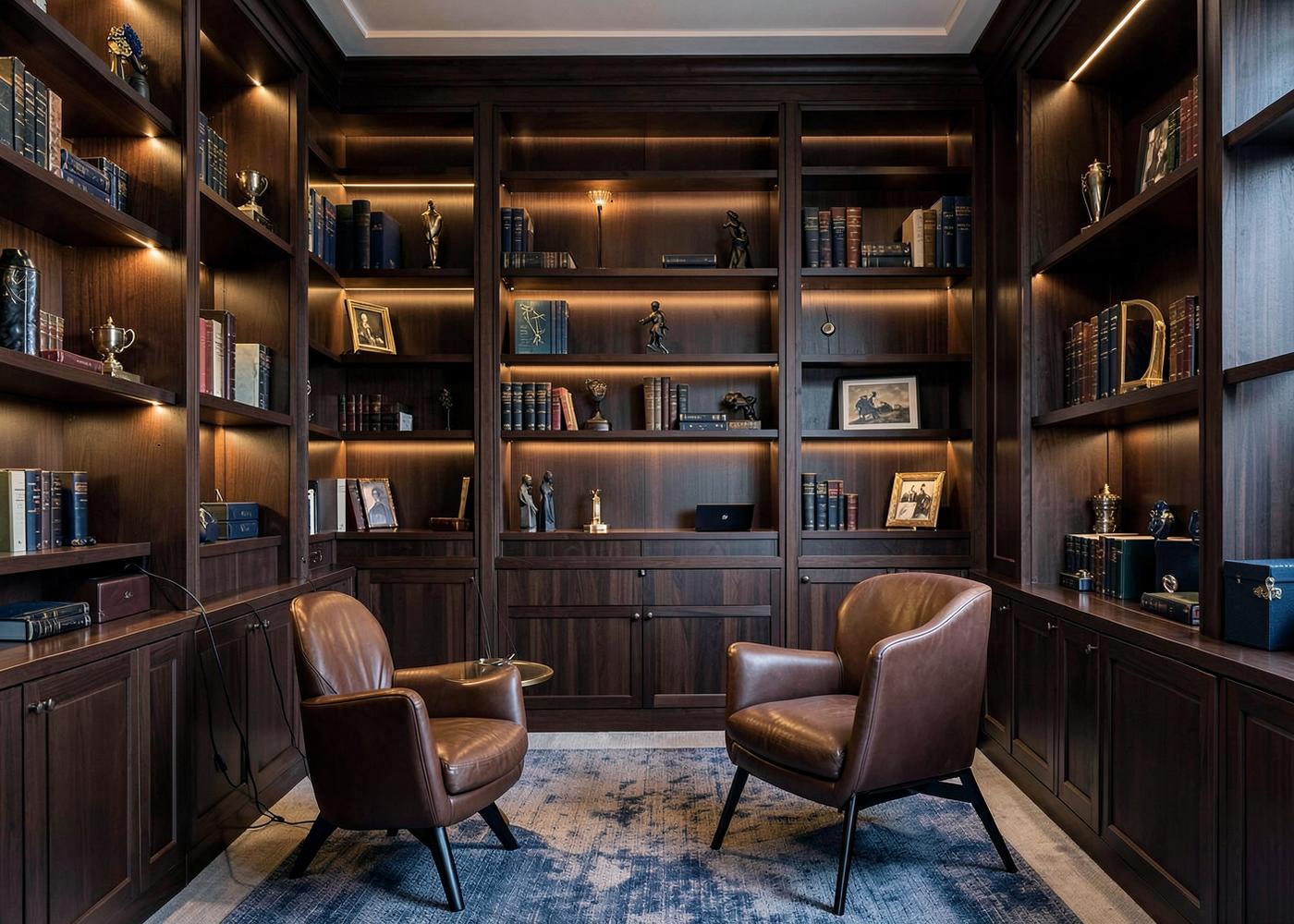 Law library inside the firm's offices